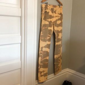 501 Levi’s with bleach stripes